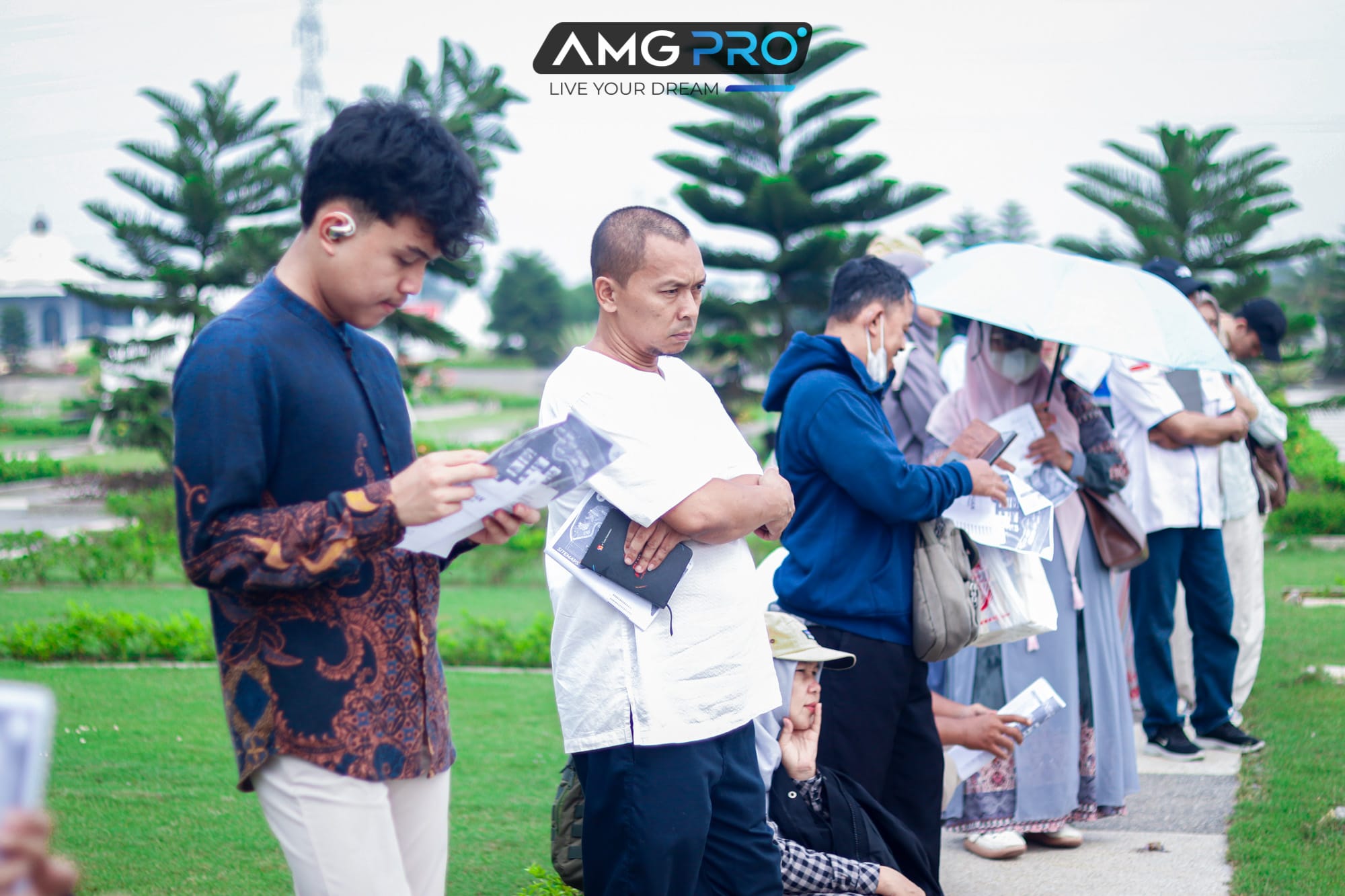 Suasana Site Training Al Azhar Memorial Garden