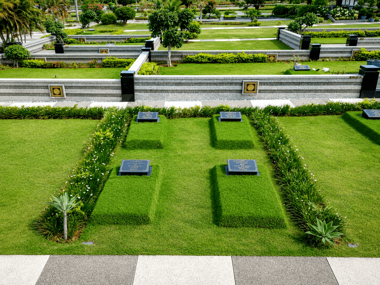 Kavling Family B Al Azhar Memorial Garden Karawang sebagai contoh perencanaan makam keluarga
