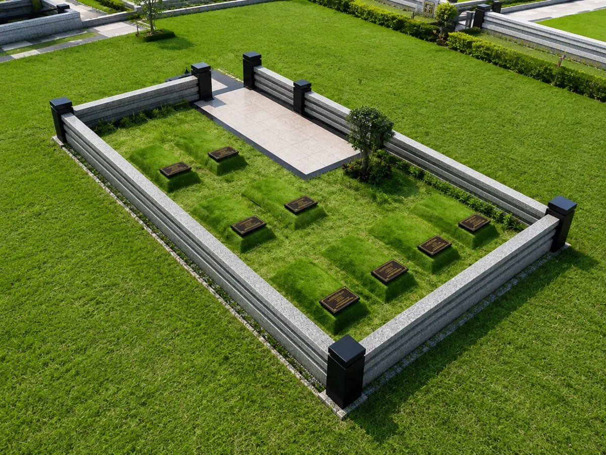 Kavling Super Family C Al Azhar Memorial Garden kapasitas delapan makam
