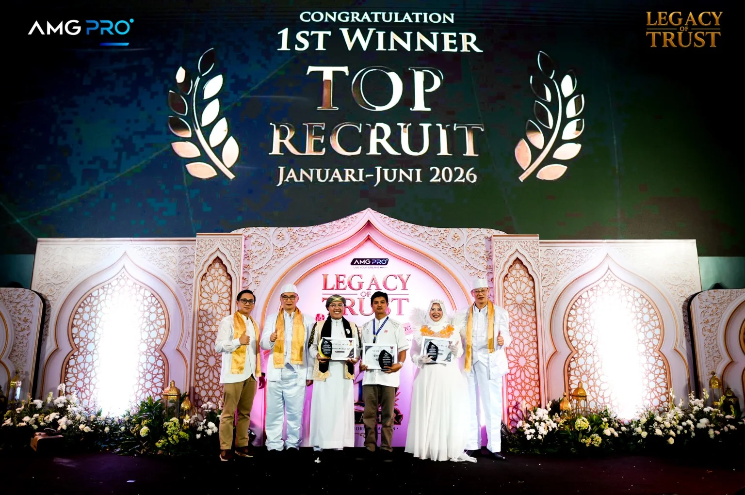 Top 1 Recruit MP terbanyak Januari Juni 2026 Ust. Zulhamdi M. Sa'ad, Lc.