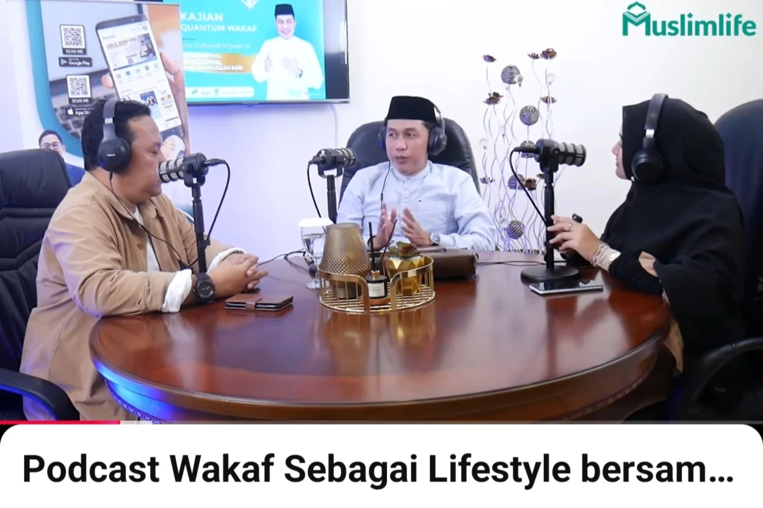 Ust. Zulhamdi M. Sa'ad, Lc. mengisi podcast Wakaf Sebagai Lifestyle bersama MuslimLife